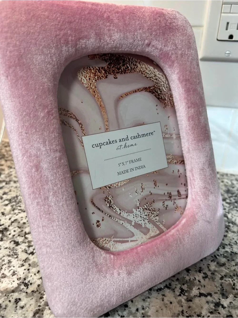 cupcakes & cashmere Pink Velvet Photo Frame 5x7